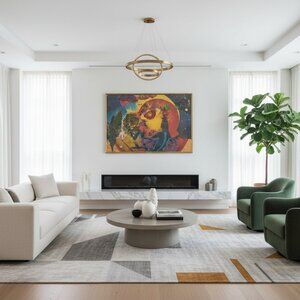 Vintage Dragon Framed Art Ltd Print by Sheila Martin 36" x 24" Published In 1972